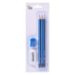 SET 3 LAPIS+BORRACHA+AFIA 2556-203 CX288