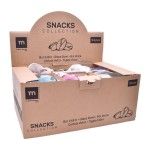 TAA S/ PE CORES 12,5X5CM  SNACKS CX24