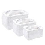 CONJ. 3 CESTOS PELUCHE 38X26X22CM CONJ. 3 CESTOS PELUCHE 38X26X22CM