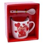 SET CANECA E COLHER 7,2X7,2 2645-109-16 CX120