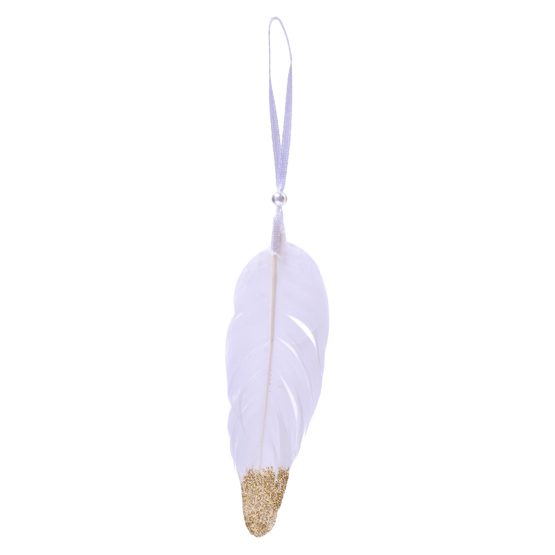 PENDURANTES PLUMA BRC 12CM 10UN PENDURANTES PLUMA BRC 12CM 10UN