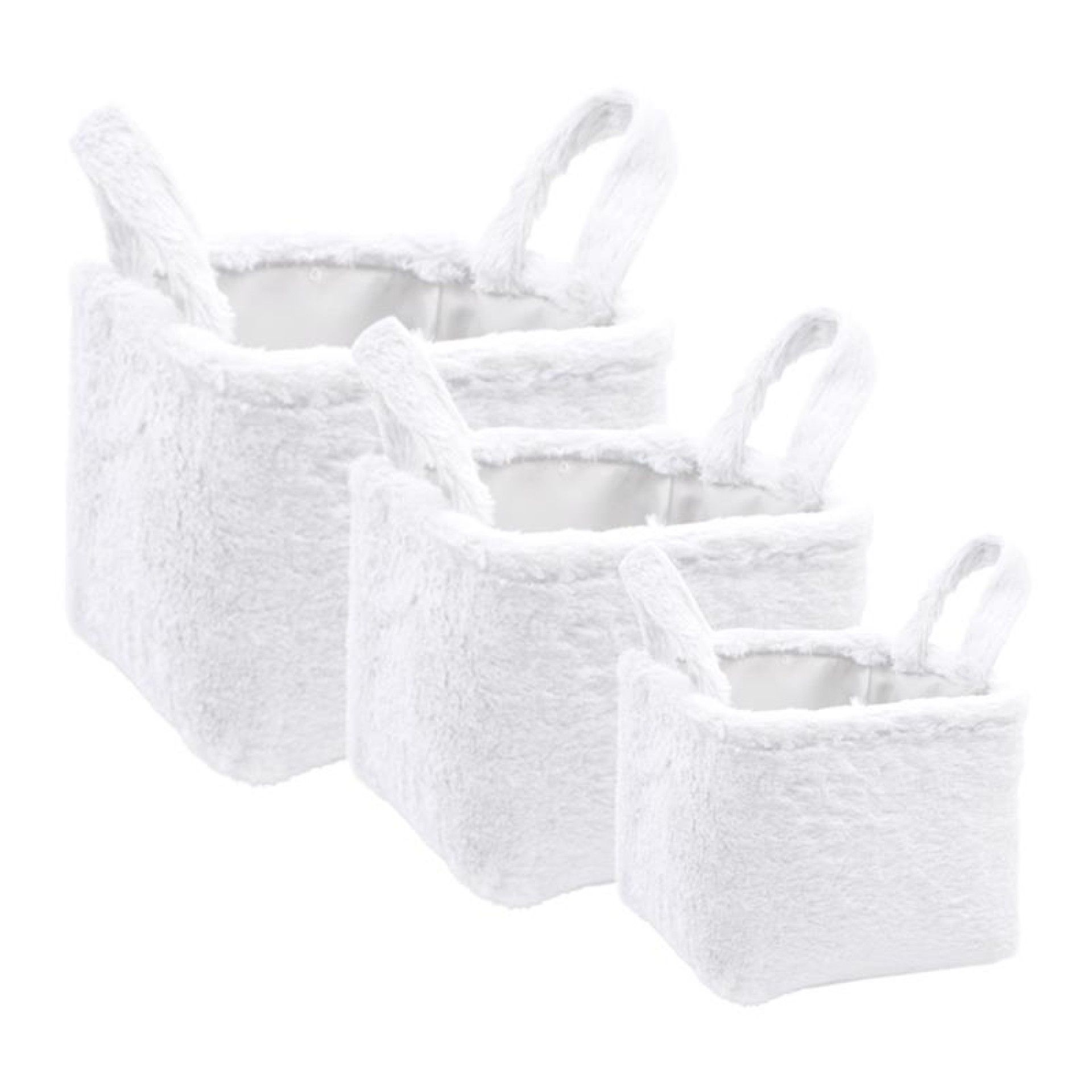 CONJ. 3 CESTOS PELUCHE 28X28X20CM CONJ. 3 CESTOS PELUCHE 28X28X20CM