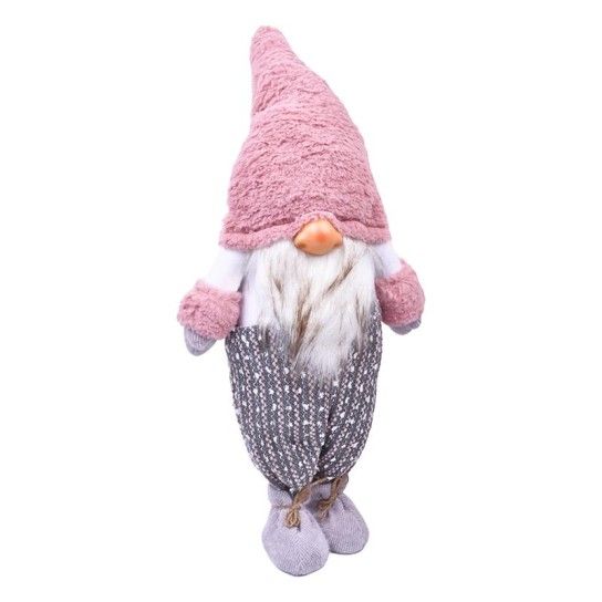 GNOMO CHAPEU ROSA 75CM 2 GNOMO CHAPEU ROSA 75CM 2