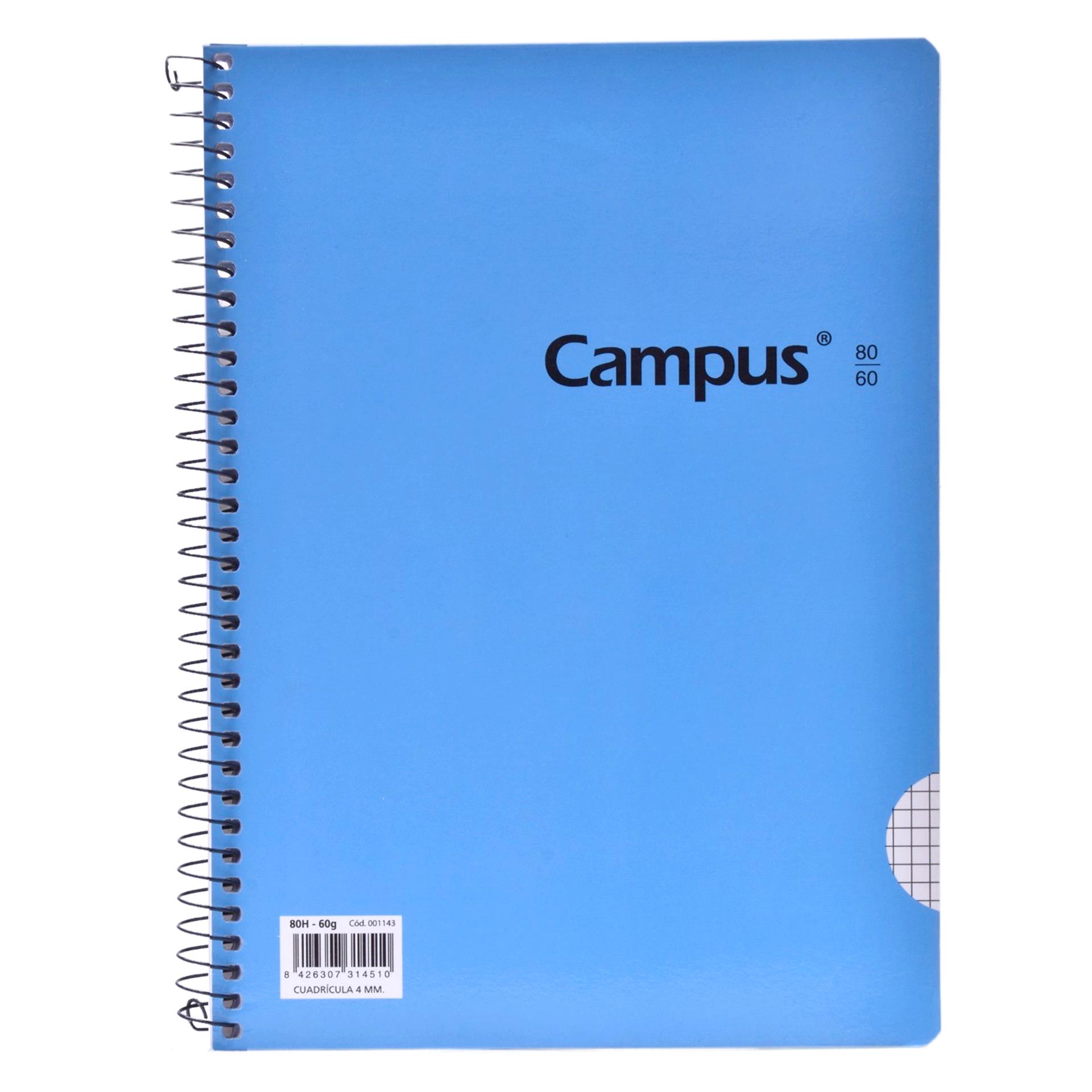 CADERNO CAMPUS A5 QUADR 60GR ESPIRAL CADERNO CAMPUS A5 QUADR 60GR ESPIRAL