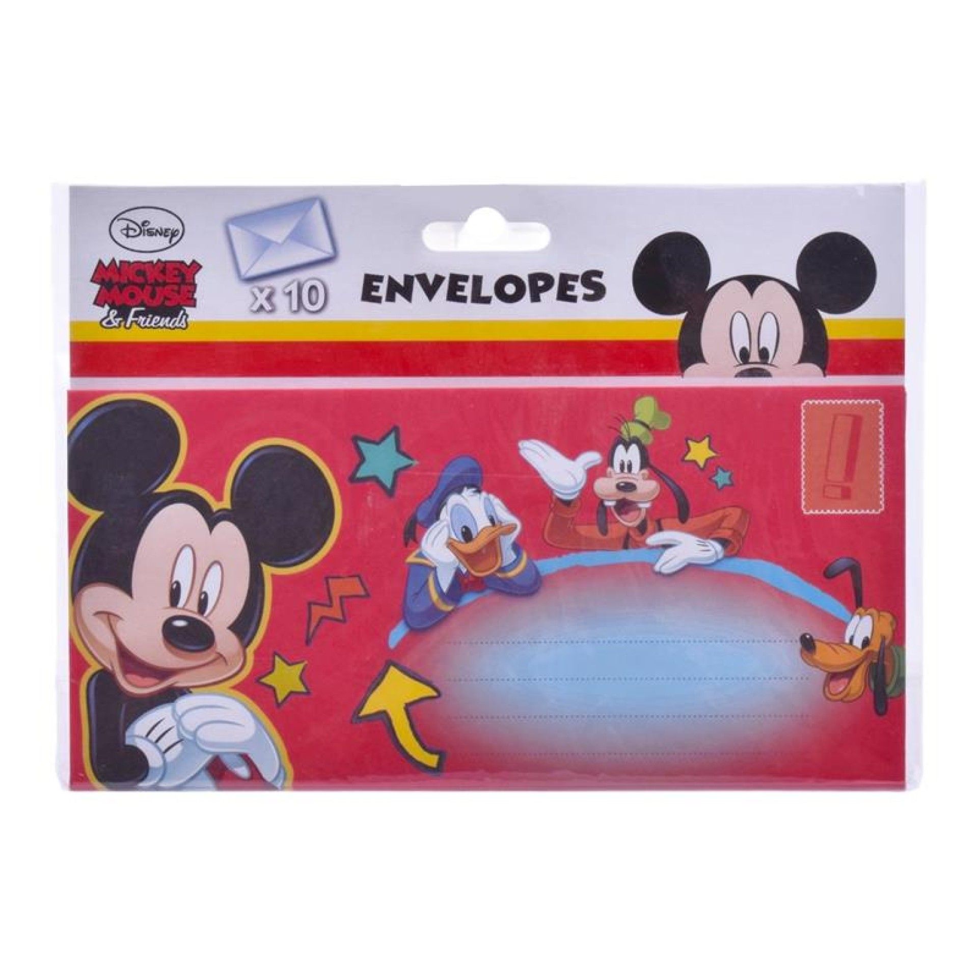 ENVELOPES+PAPEL CARTA 10UNI MICKEY ENVELOPES+PAPEL CARTA 10UNI MICKEY