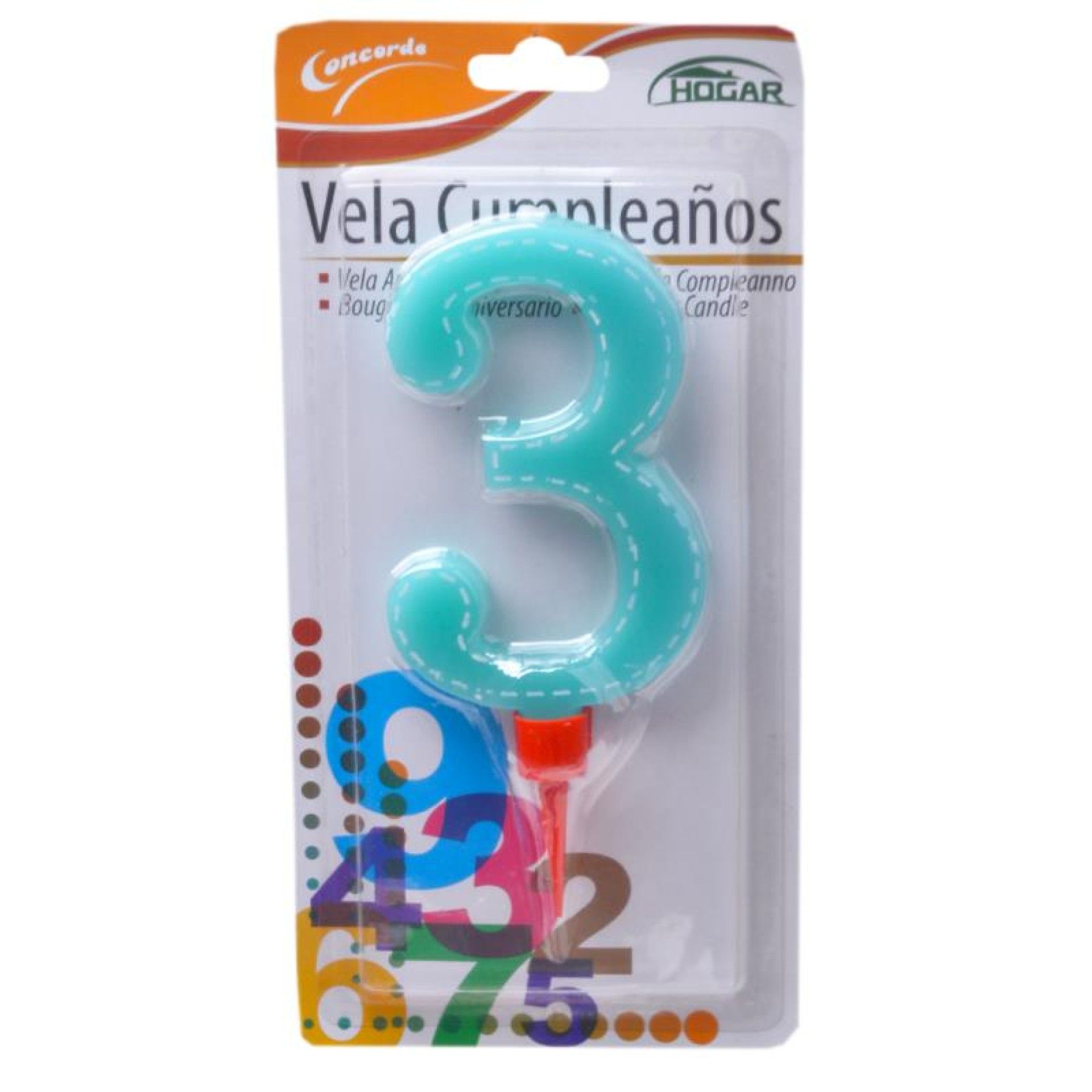 VELA ANIVERSARIO NUMERO CL14S038 VELA ANIVERSARIO NUMERO CL14S038