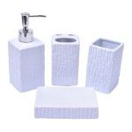 CONJUNTO BANHO 4 PCS  1207-017 CX24