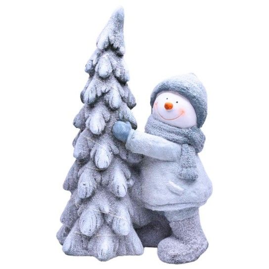 BONECO NEVE RESINA C/LUZ 442-514-04 BONECO NEVE RESINA C/LUZ 442-514-04
