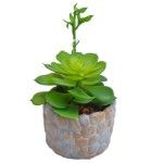 VASO C/PLANTA ARTIFICIAL 2438-105