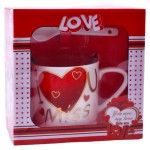 SET CANECA E COLHER 8,2X6,8 2645-108-04 CX96