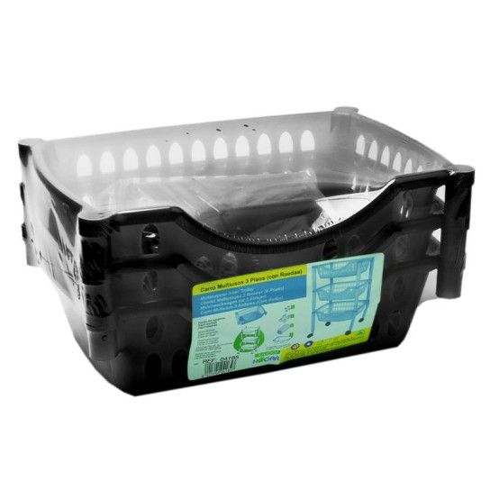 CARRO MULTIUSOS PLASTICO BRANCO 01185 CX8 CARRO MULTIUSOS PLASTICO BRANCO 01185 CX8