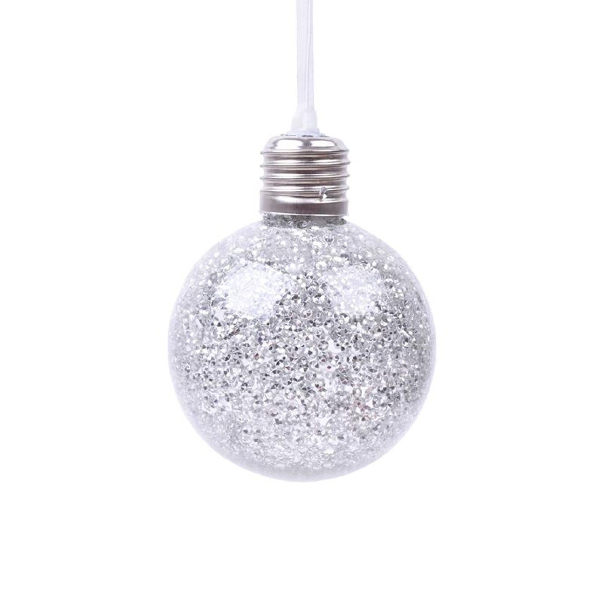 BOLA NATAL 8CM C/LUZ 2588-013 CX240 BOLA NATAL 8CM C/LUZ 2588-013 CX240