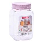RECIPIENTE  CLASSIC QUADRADO 500ML PET SO