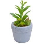 VASO C/PLANTA ARTIFICIAL 2438-102 VASO C/PLANTA ARTIFICIAL 2438-102