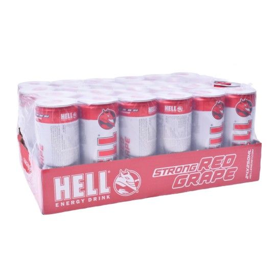 HELL BEBIDA ENERG.RED GRAP24X250ML HELL BEBIDA ENERG.RED GRAP24X250ML