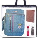 BOLSA + 2 PORTA CHAVES + CARTEIRA