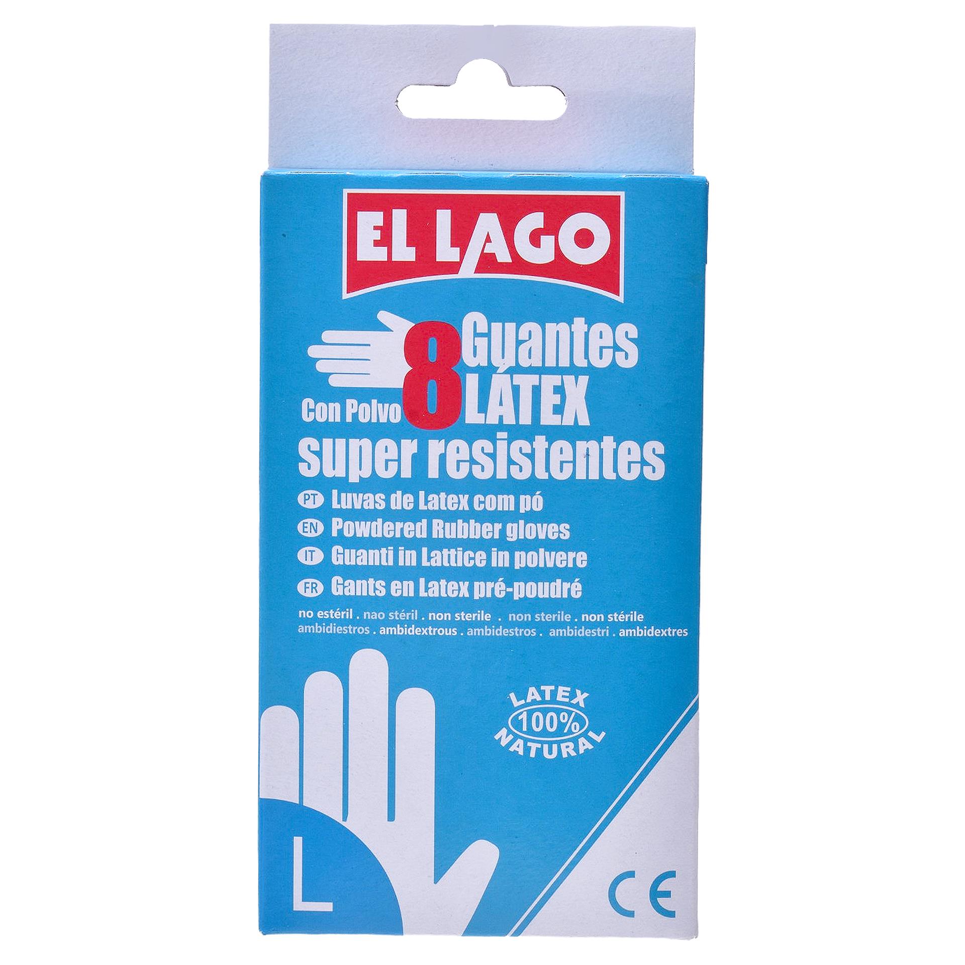 LUVAS LATEX 8UNID. T.G. LUVAS LATEX 8UNID. T.G.