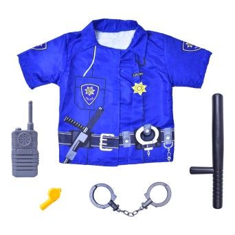 FATO CARNAVAL POLICIA 120-130CM CX24
