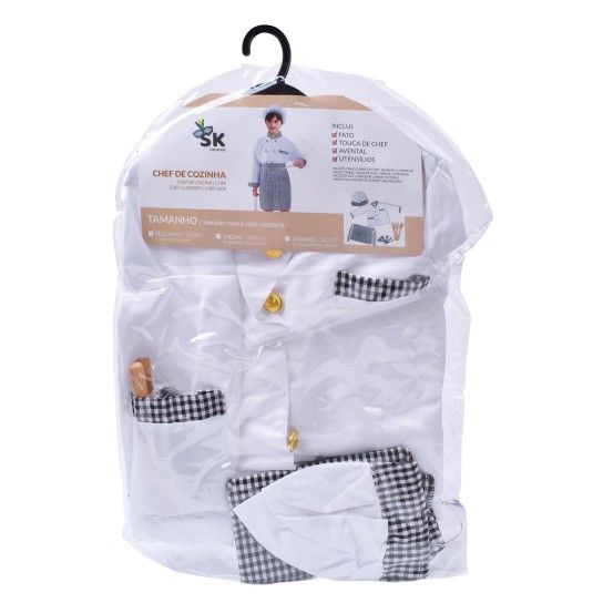 FATO CARNAVAL COZINHEIRO 120-130CM CX24 FATO CARNAVAL COZINHEIRO 120-130CM CX24