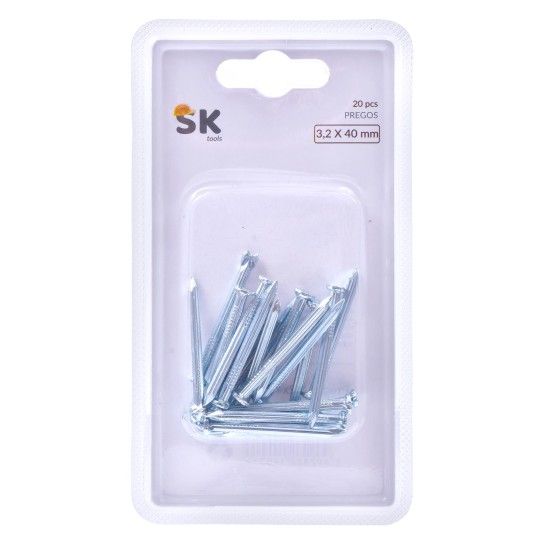 PREGOS 3.2X40MM 20UN 2822-140-01 CX288 PREGOS 3.2X40MM 20UN 2822-140-01 CX288