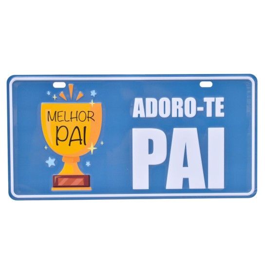 PLACA METAL PAI 15X30 207-106-P CX96 PLACA METAL PAI 15X30 207-106-P CX96