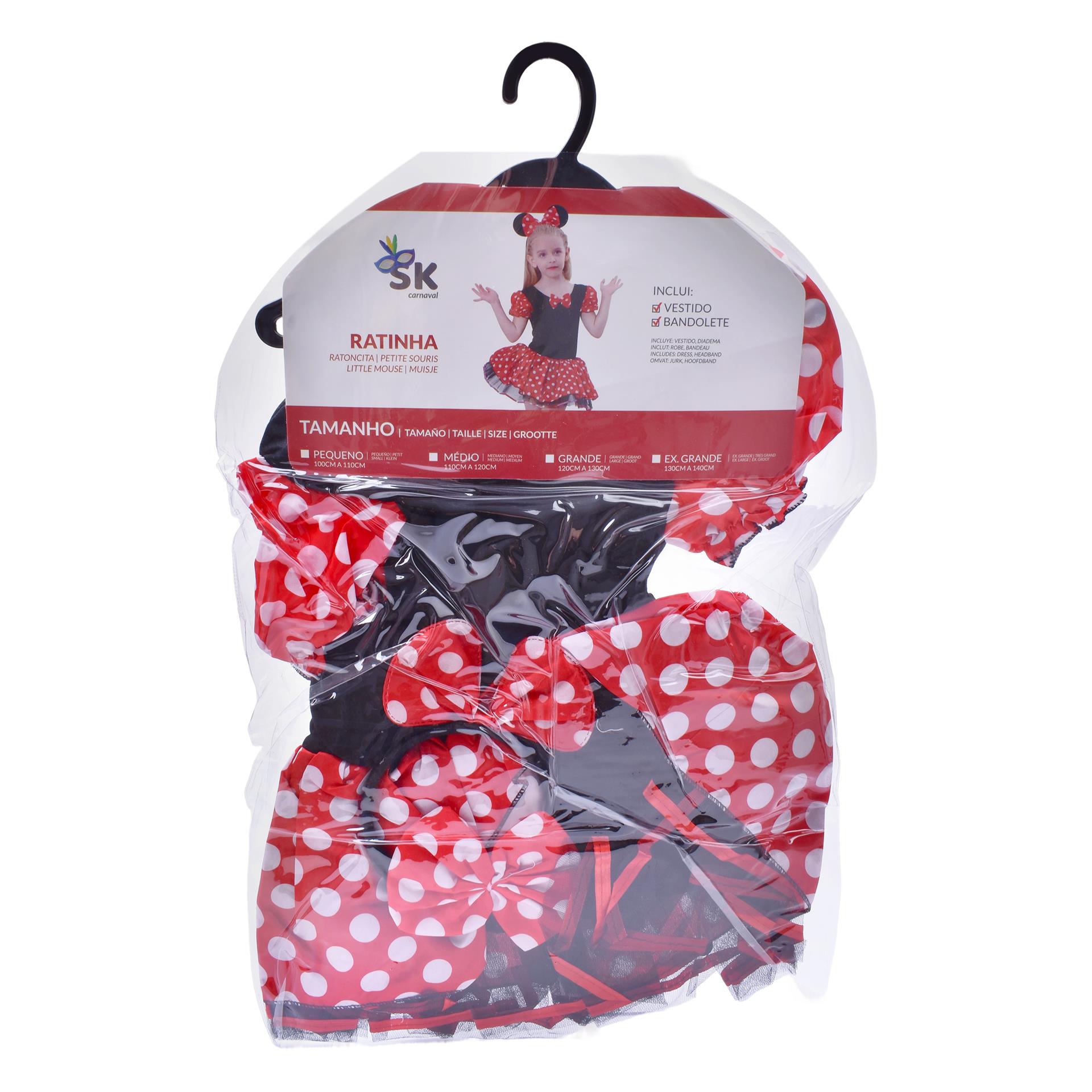 FATO MINNIE 120-130CM 2838-157-02CX24 FATO MINNIE 120-130CM 2838-157-02CX24
