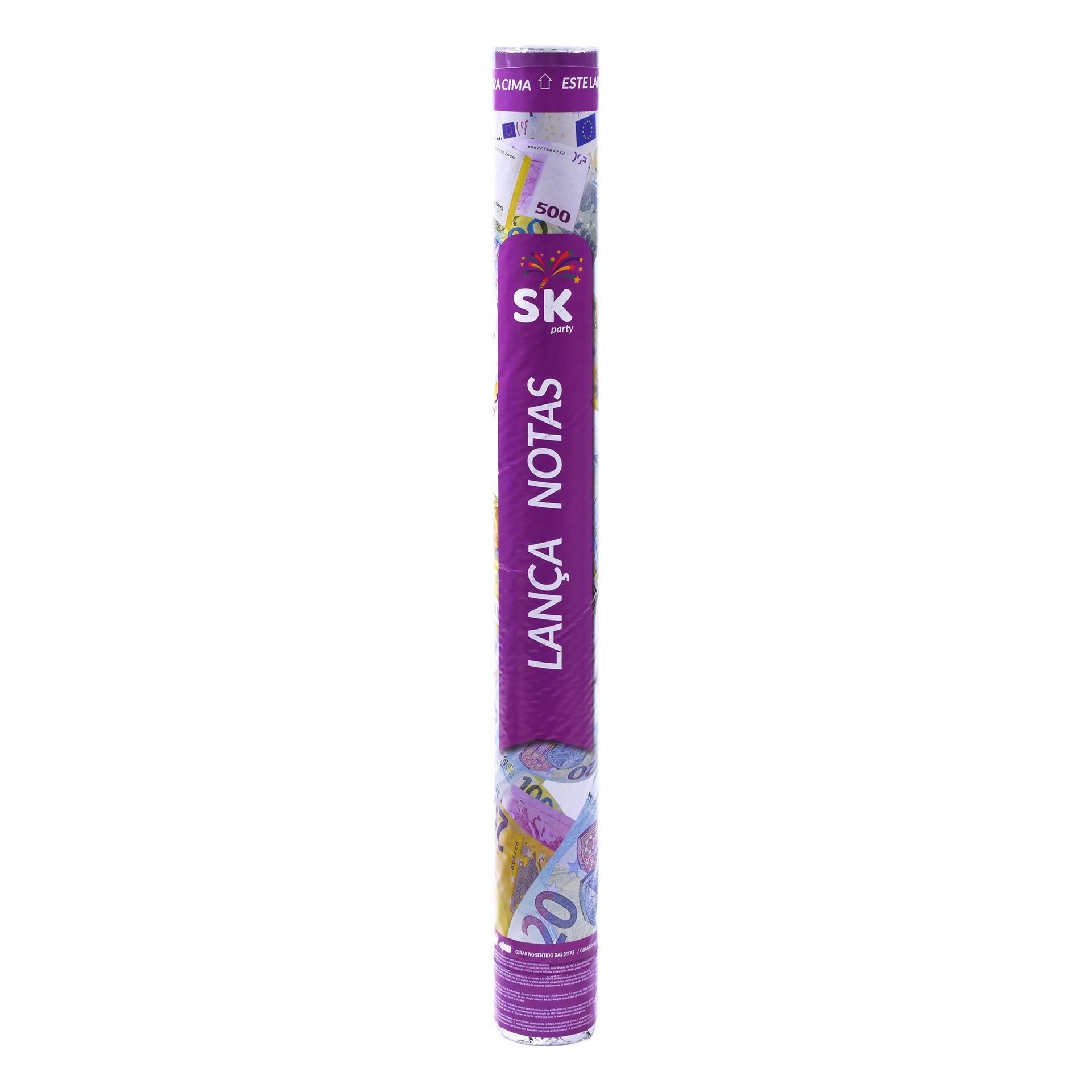 TUBO CONFETIS EUROS 50CM 202843-50