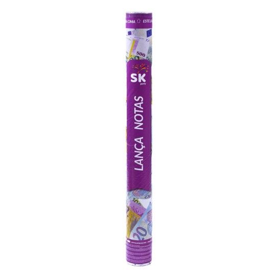 TUBO CONFETIS EUROS 50CM 202843-50