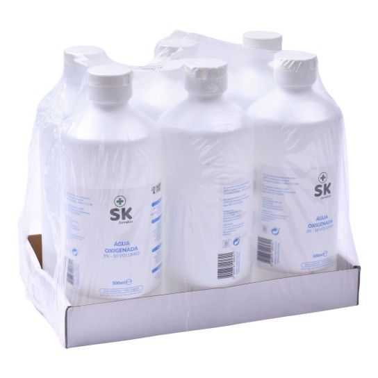 AGUA OXIGENADA 3% 10 VOLUMES SK 500ML