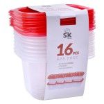 CAIXA MULT SET 16PCS 950ML 0185-08 CX24
