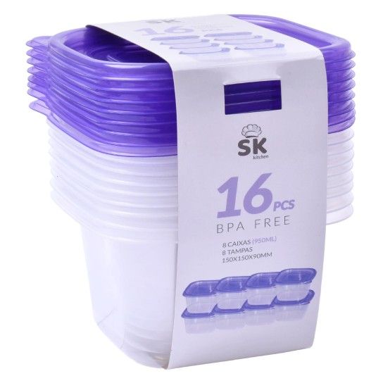 CAIXA MULT SET 16PCS 950ML 0185-08 CX24 CAIXA MULT SET 16PCS 950ML 0185-08 CX24