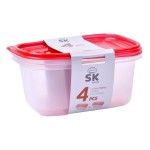 CAIXA MULT SET 4PCS 1900ML 0185-04 CX24