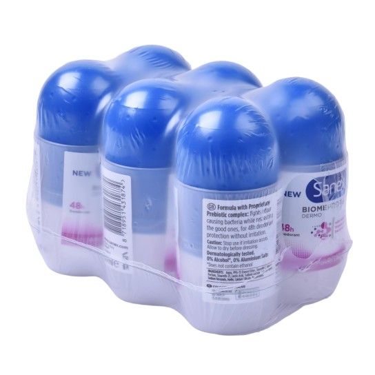 SANEX ROLL-ON ANTI IRRITAÇAO 50ML CX6 SANEX ROLL-ON ANTI IRRITAÇAO 50ML CX6
