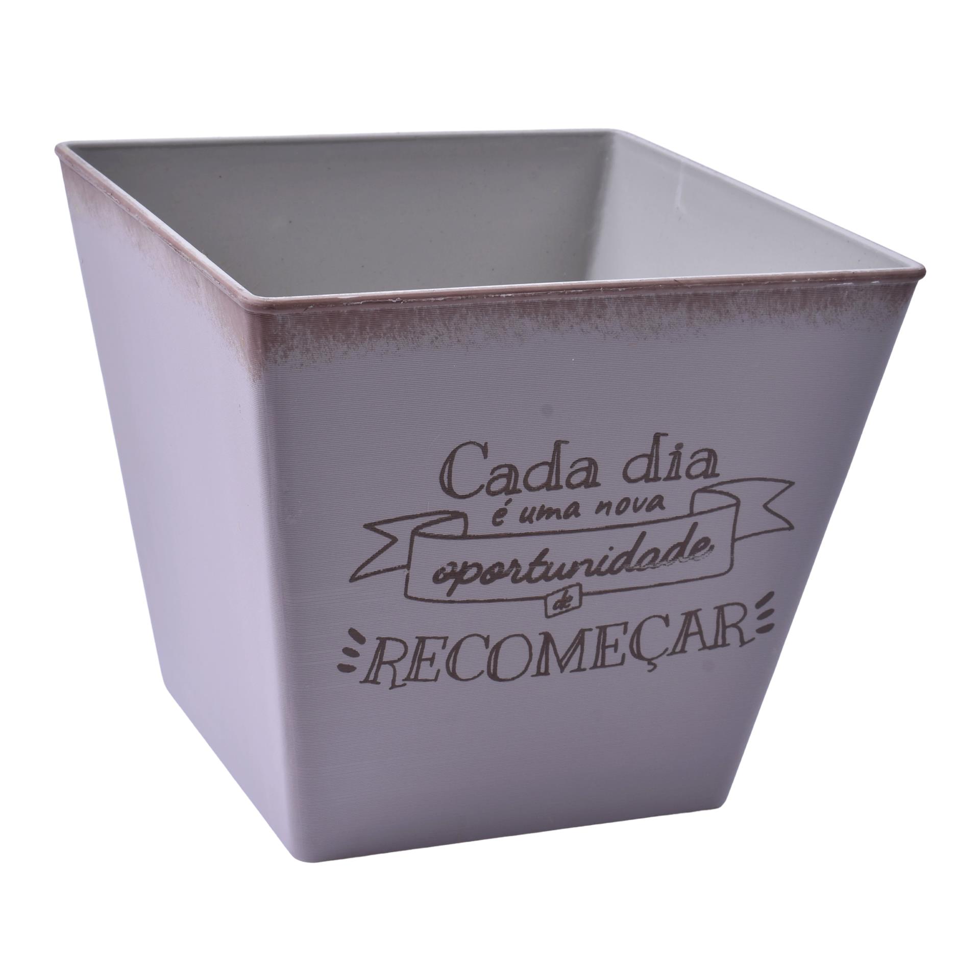 VASO PLT QUAD 17X17X15CM 0428-02B CX36 VASO PLT QUAD 17X17X15CM 0428-02B CX36