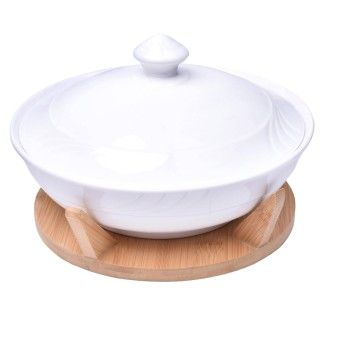 BANDEJA C/SUP+TIGELA PORC 2956-024