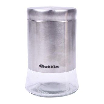 FRASCO COZINHA VIDRO/AO 1200ML QUTTIN
