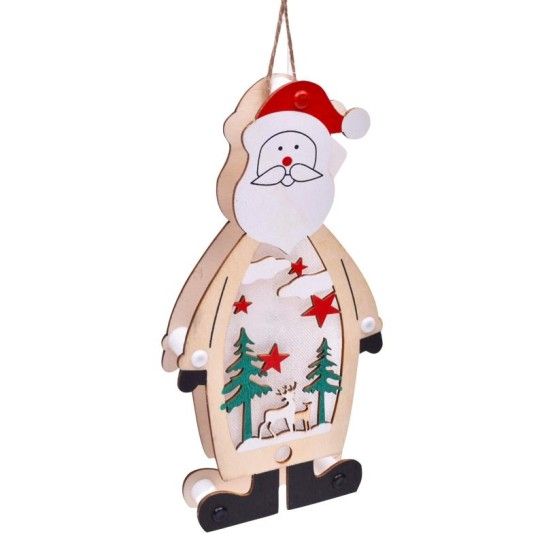 PINGENTE C/LUZ 10x21CM 1611-155 CX144