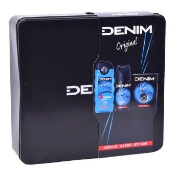 DENIM CAIXA C/AF.SHAVE+DEO SPRAY+GEL