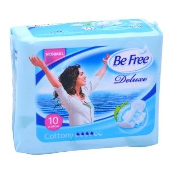 BE FREE DELUXE COTTONY NORMAL 10UNI