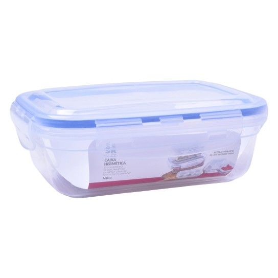 CAIXA HERMETICA 900ML RECT ASD064 CX48