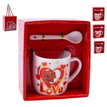 SET CANECA E COLHER 7,2X7,2 2645-109-03 CX120