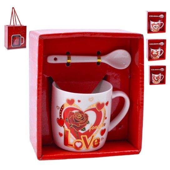 SET CANECA E COLHER 7,2X7,2 2645-109-03 CX120