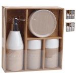 CONJ. BANHO PORCEL 4PCS 2383-002 CX18