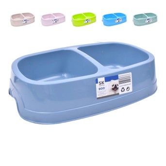 COMEDOURO PLASTICO DUPLO SK