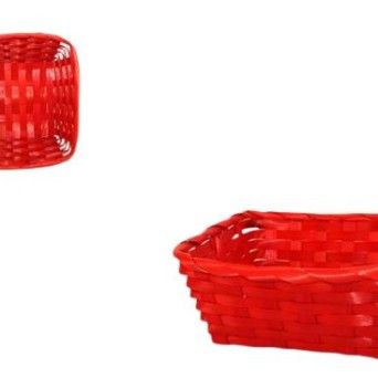 CESTO PAO QUAD. NATAL 20CM