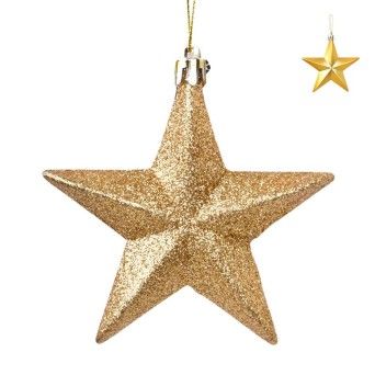 PENDURANTE ESTRELA/FLORO OURO