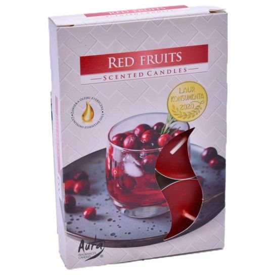 VELAS TEALIGHT FRUTA VERM. 6UNI VELAS TEALIGHT FRUTA VERM. 6UNI