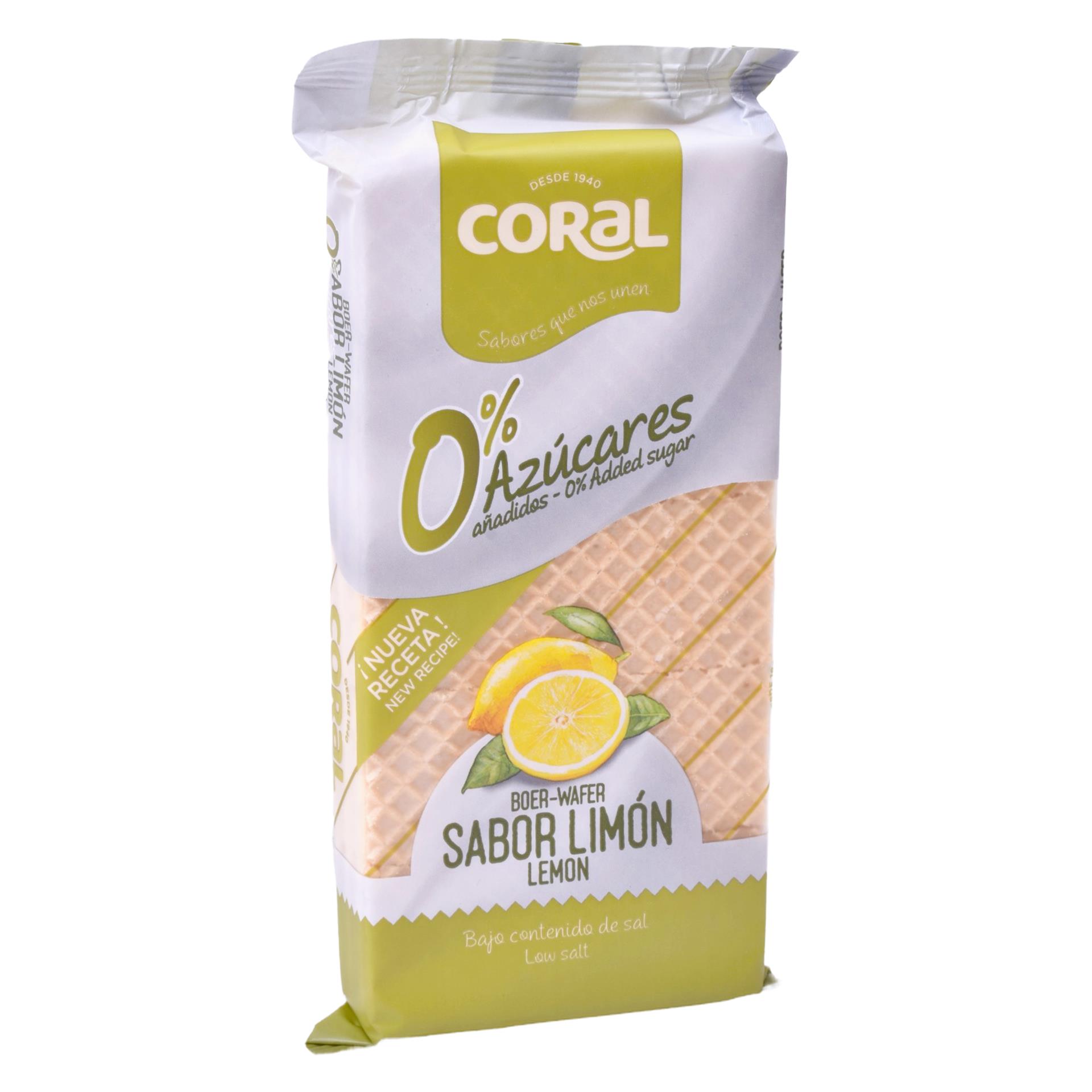 WAFERS BOER LIMAO CORAL 0%AÇUCAR 150G WAFERS BOER LIMAO CORAL 0%AÇUCAR 150G