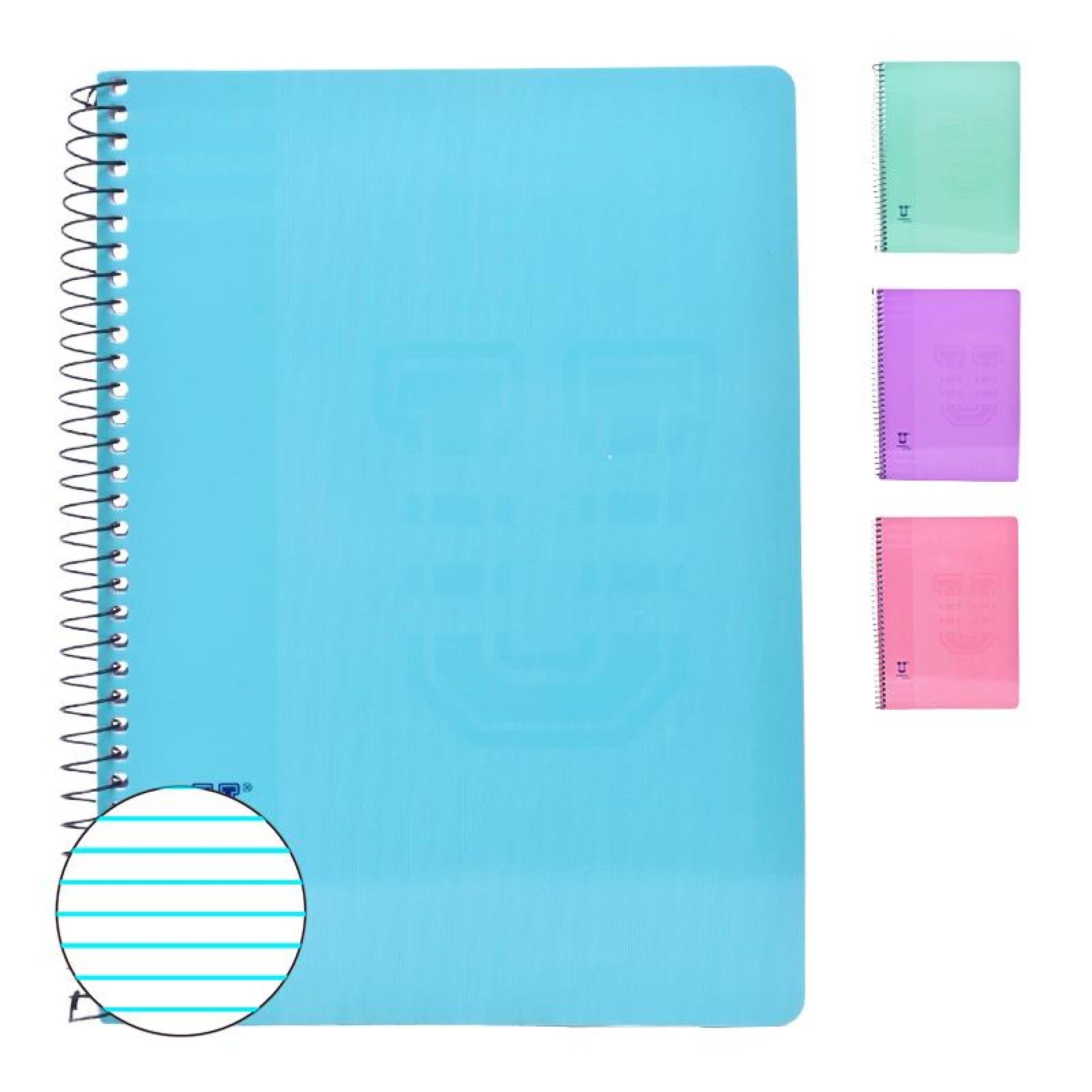 CADERNO ESPIRAL A5 PASTEL 80FLS PAUTADO CADERNO ESPIRAL A5 PASTEL 80FLS PAUTADO