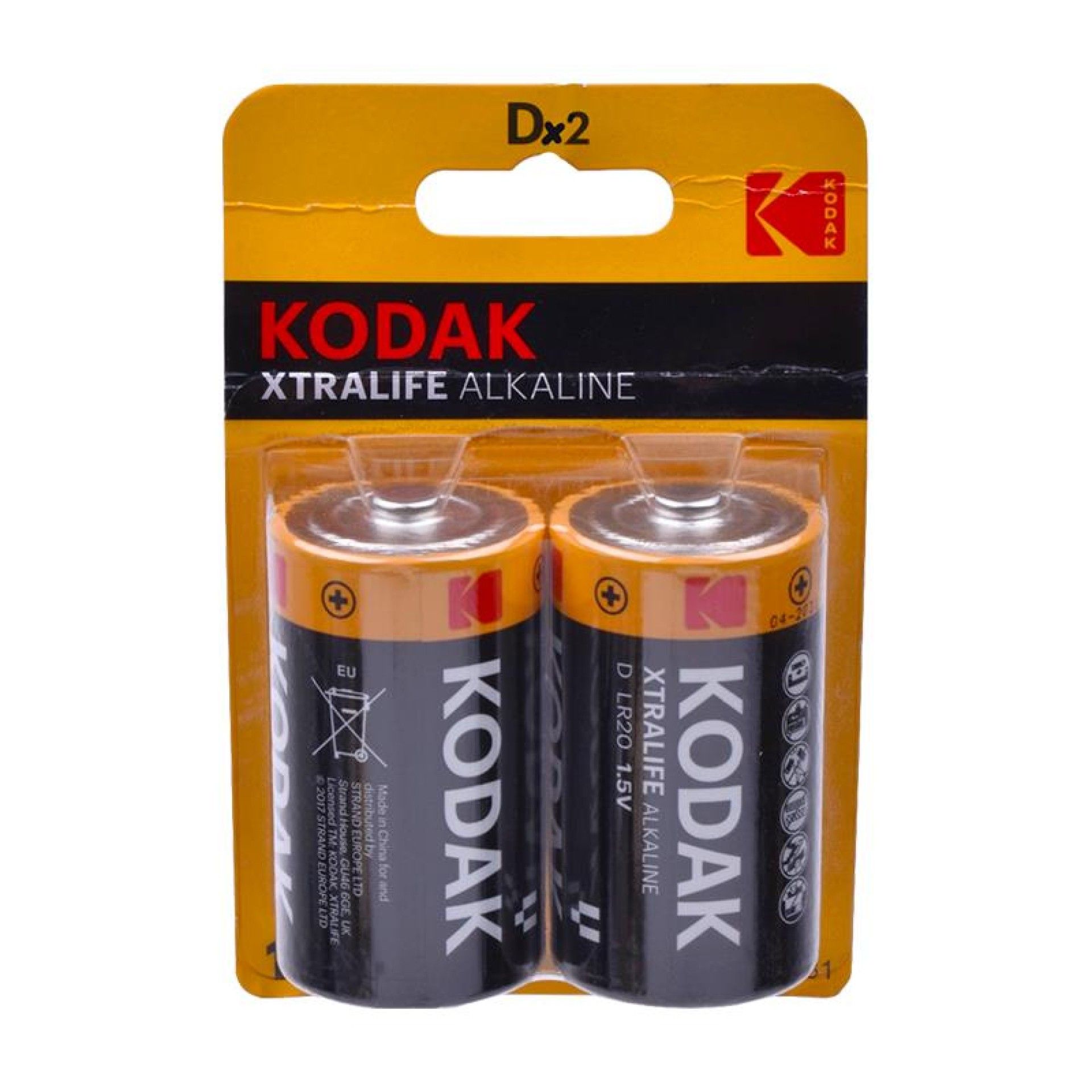 KODAK PILHAS ALCALINAS D 2UN 22033 KODAK PILHAS ALCALINAS D 2UN 22033